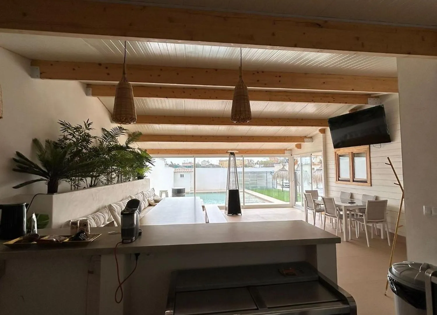 Casa Madera Con Piscina Privada Sanlucar Daire Sanlúcar de Barrameda İspanya